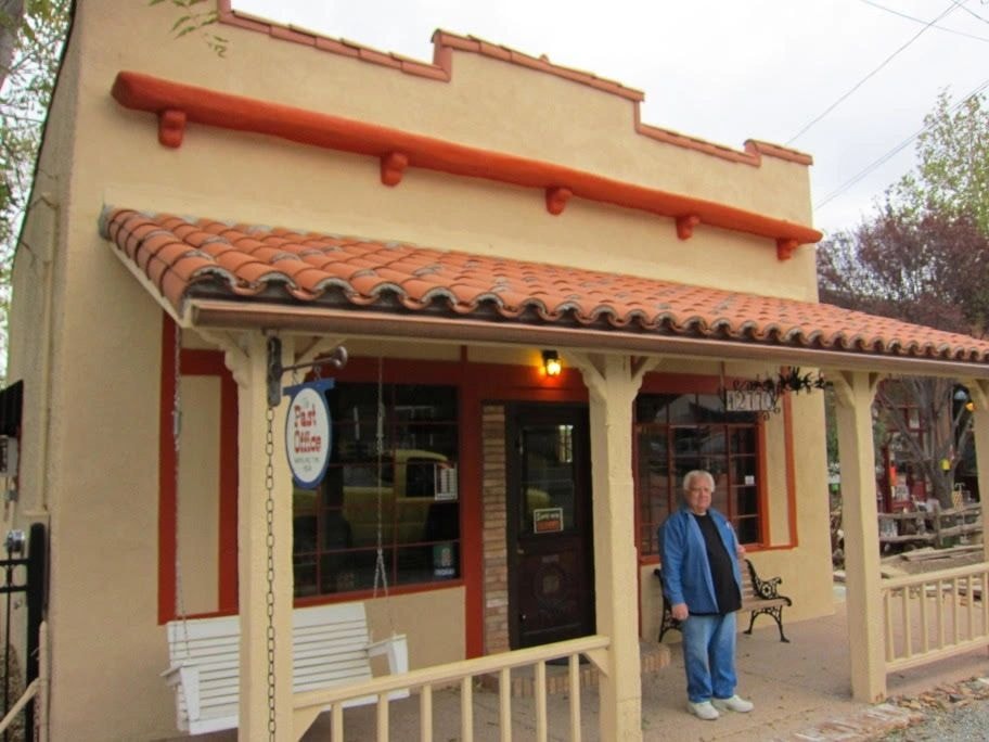 Larry Howard at his Mayer shop